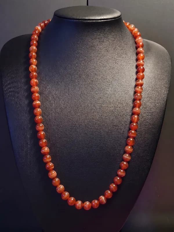 Collar Ágata Roja