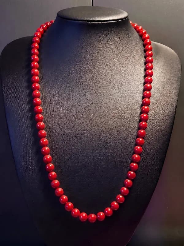 Collar Jade Rojo