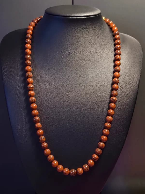 Collar Jaspe Rojo