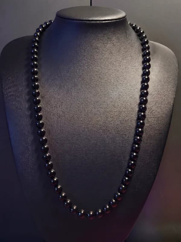 Collar Obsidiana Negra