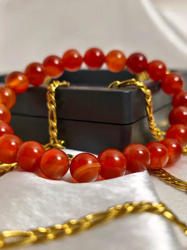 Pulsera Ágata Roja