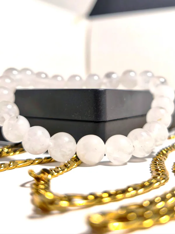 Pulsera Cuarzo Blanco