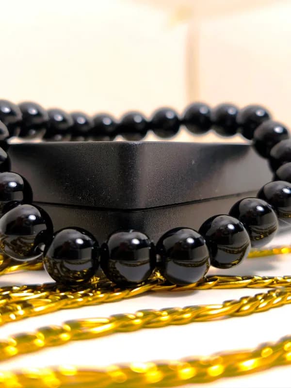 Pulsera Obsidiana Negra